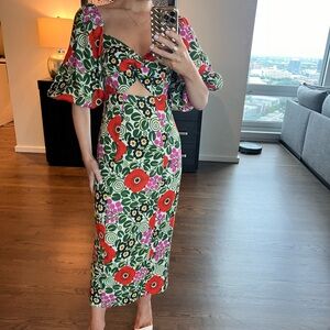Rhode Noa dress in aura blossom